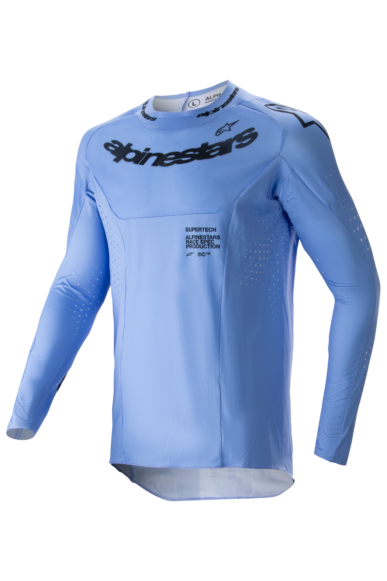 Alpinestars Camiseta de Cross  Supertech Dade Azul Claro