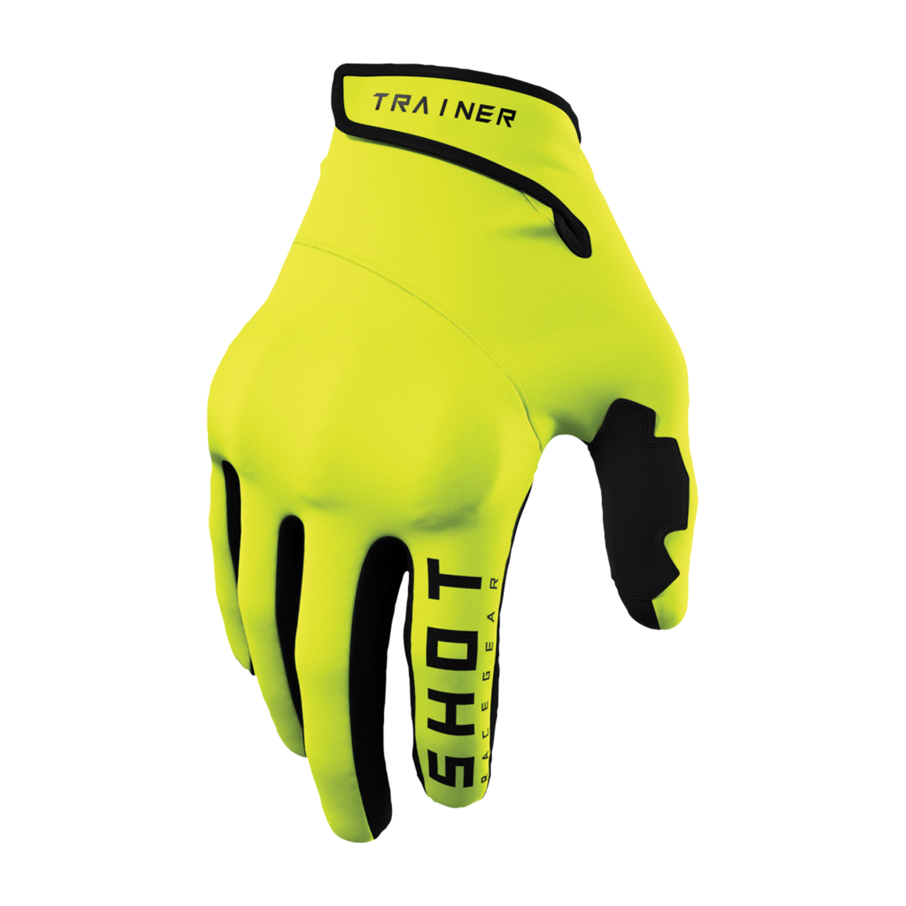 Shot Race Gear Guantes de Cross Shot Trainer 3.0 Amarillo Neón