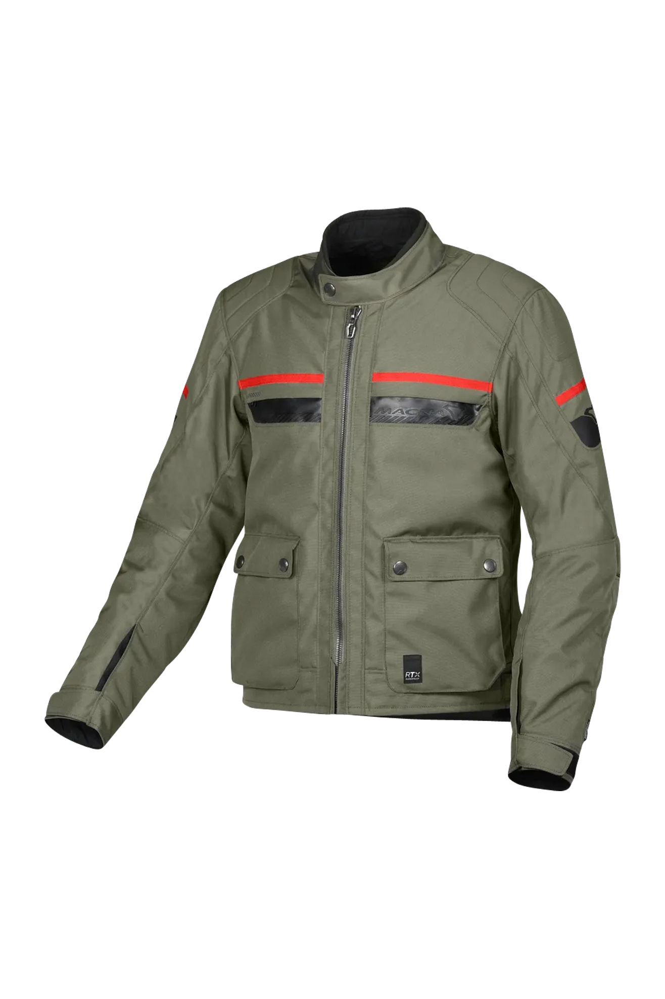 Macna Chaqueta de Moto  Oryon Verde