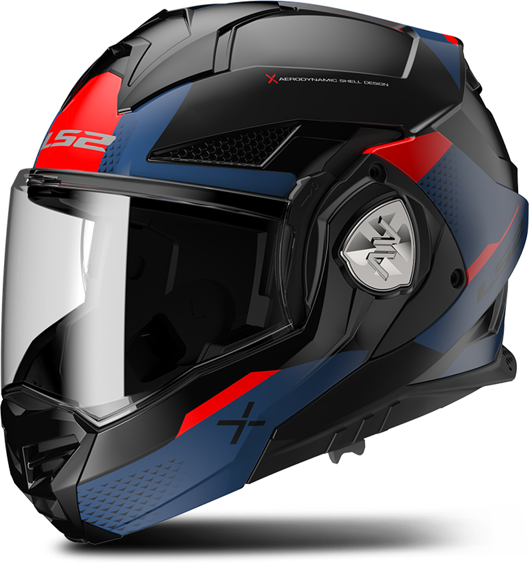 LS2 Casco Adventure  FF901 ADVANT X Oblivion Mate-Negro-Azul