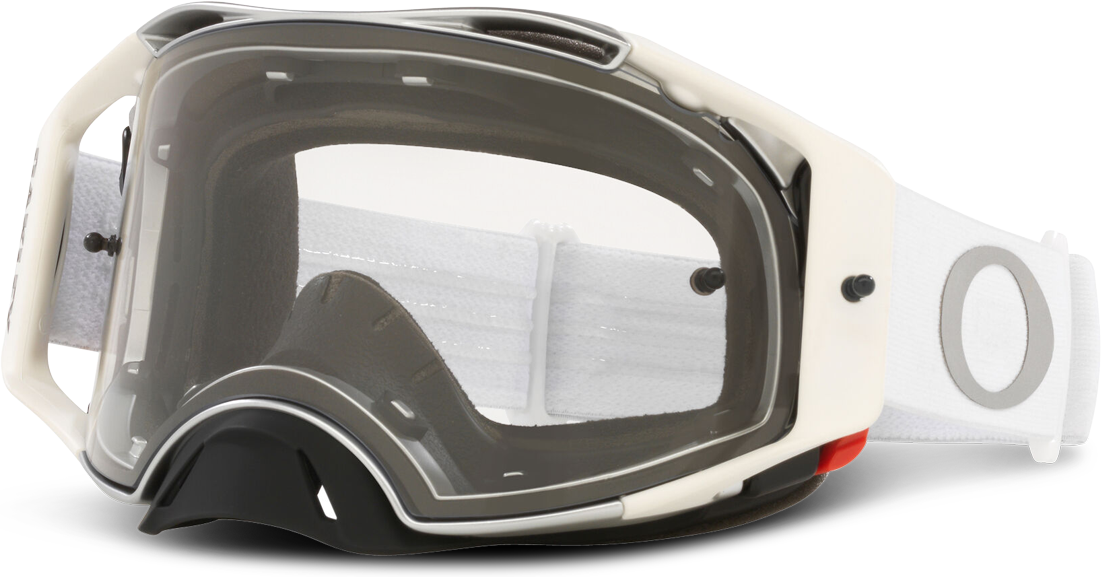 Oakley Gafas de Cross  Airbrake Tuff Blocks Blanco Transparente