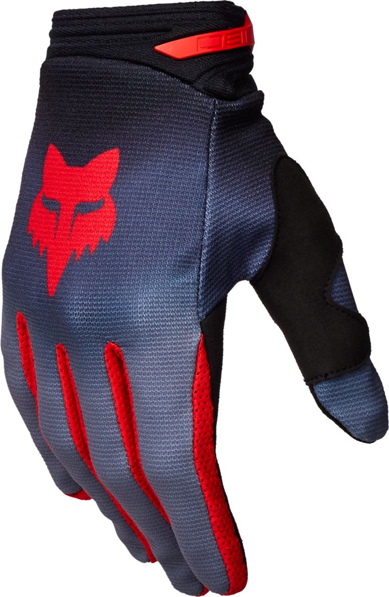 FOX Guantes de Cross  180 Interfere Gris-Rojo