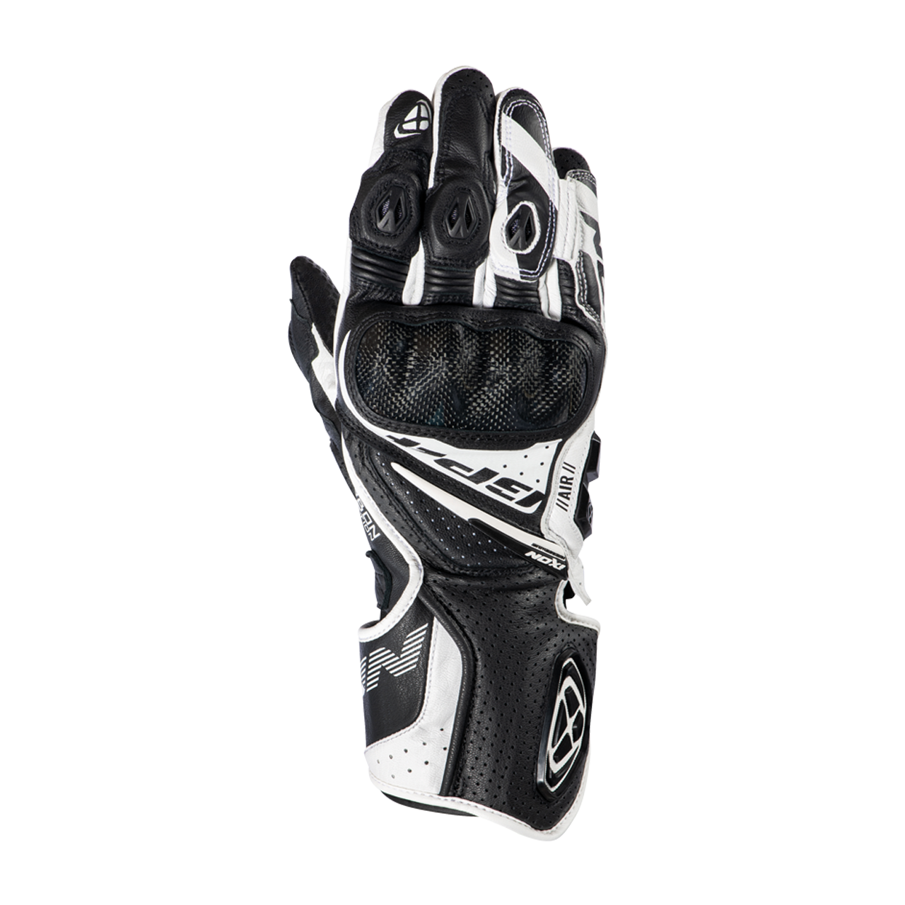 Ixon Guantes de Moto  GP4 Air Negro-Blanco