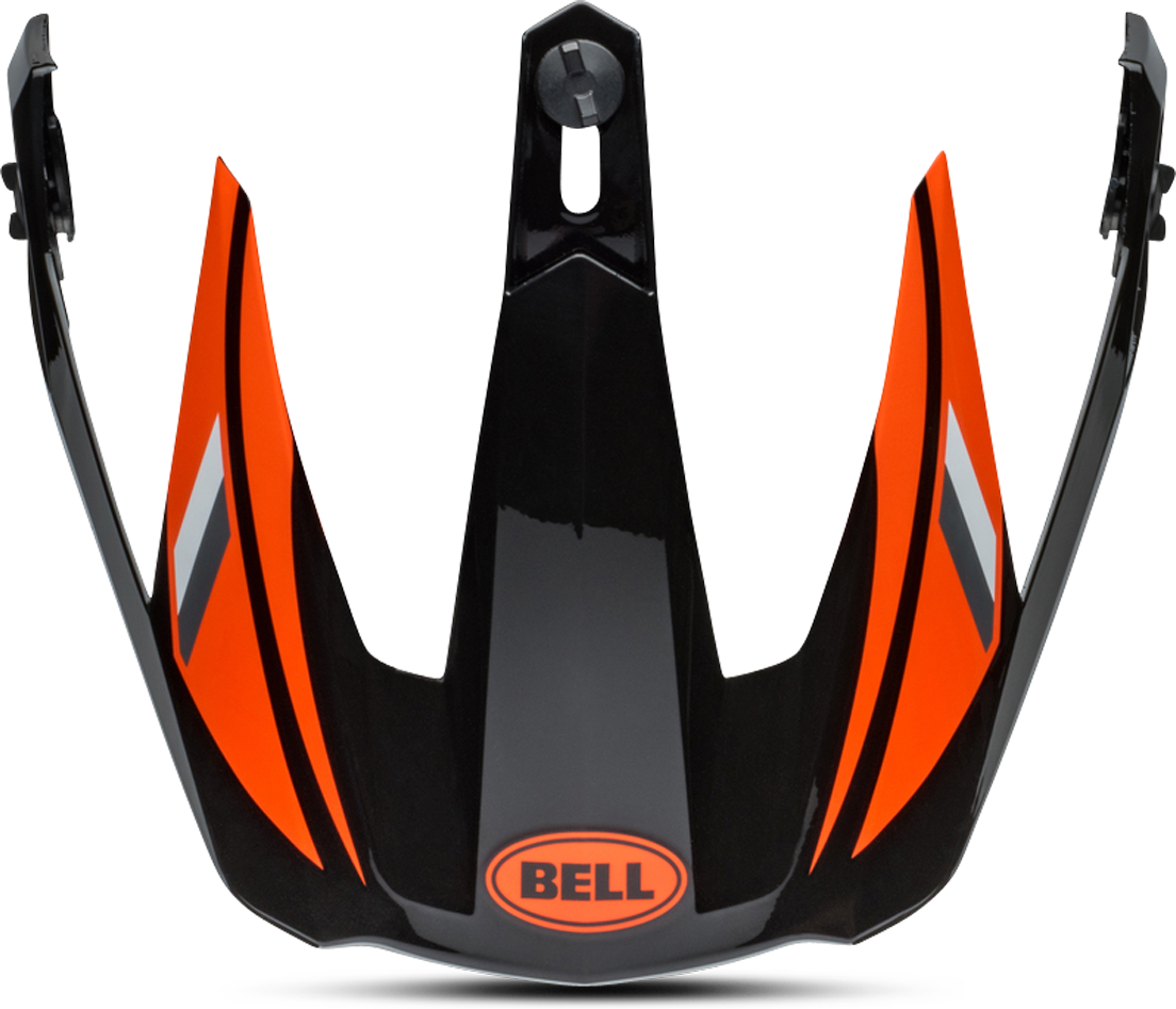 BELL Visera de Casco de Cross  MX-9 Adventure Mips® Negro-Naranja