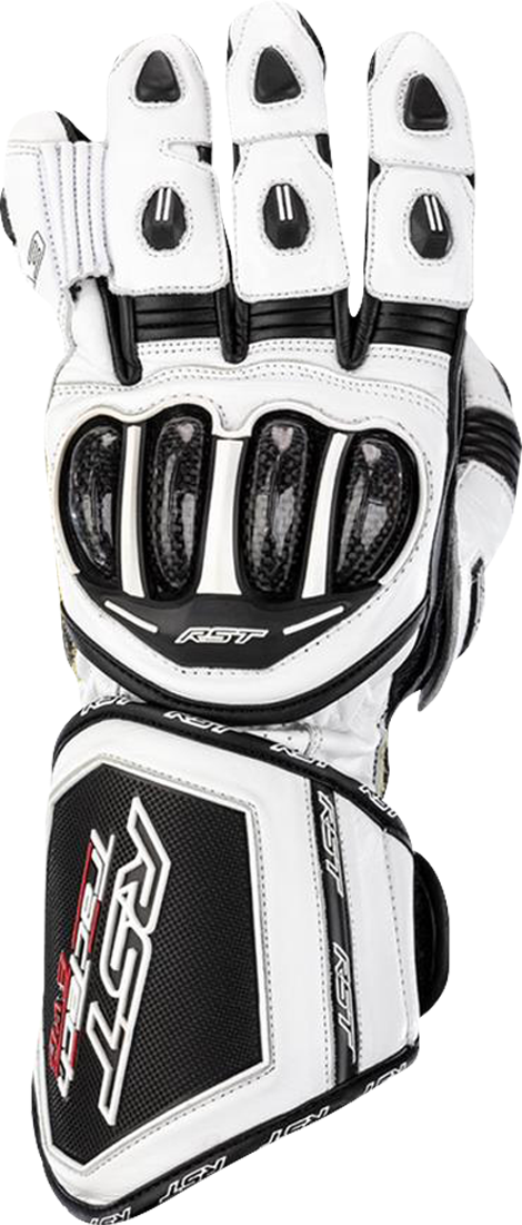 RST Guantes de Moto  TracTech Evo 4 Blanco-Negro