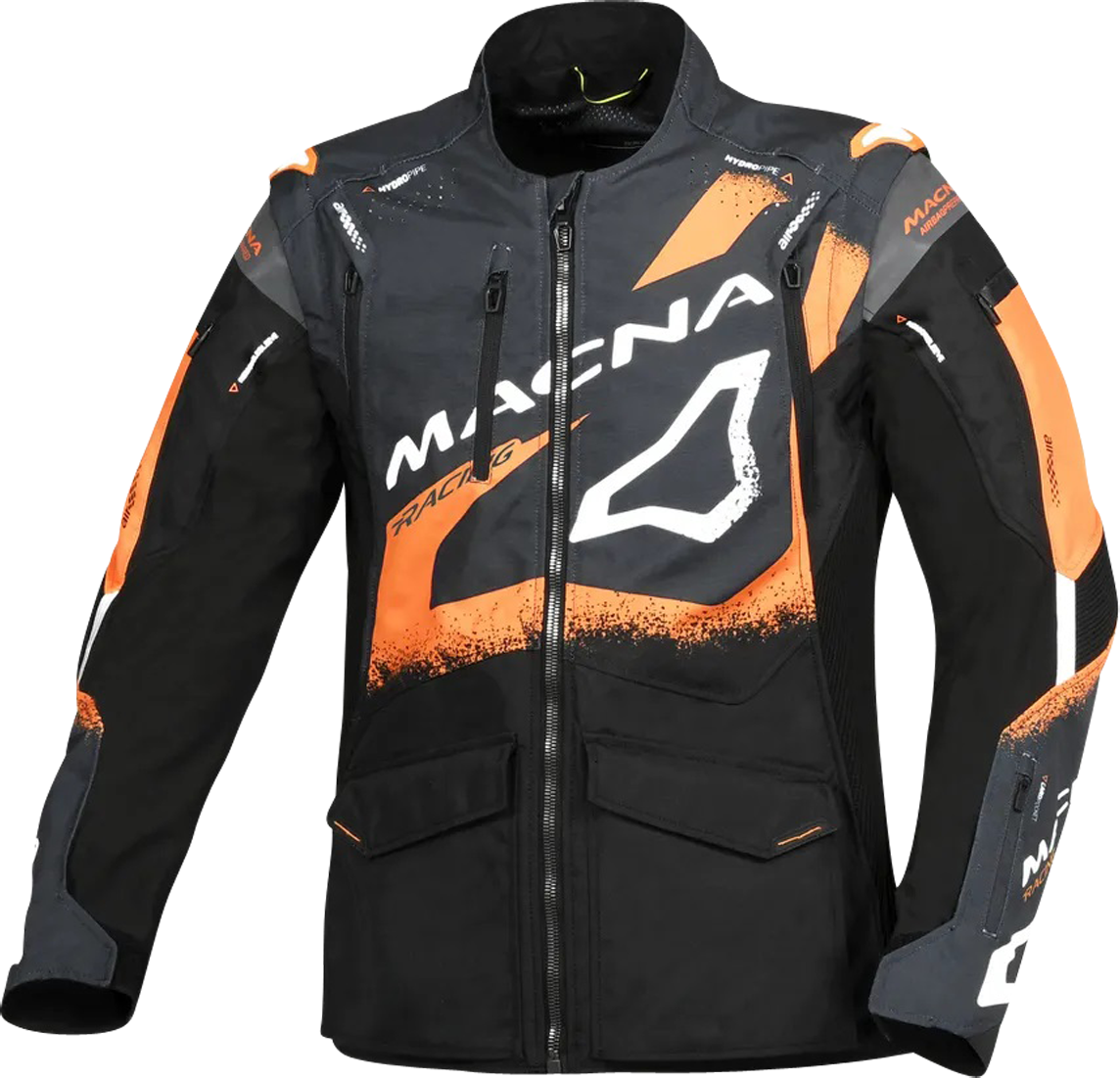 Macna Chaqueta de Enduro  Landmark Negro-Azul-Naranja