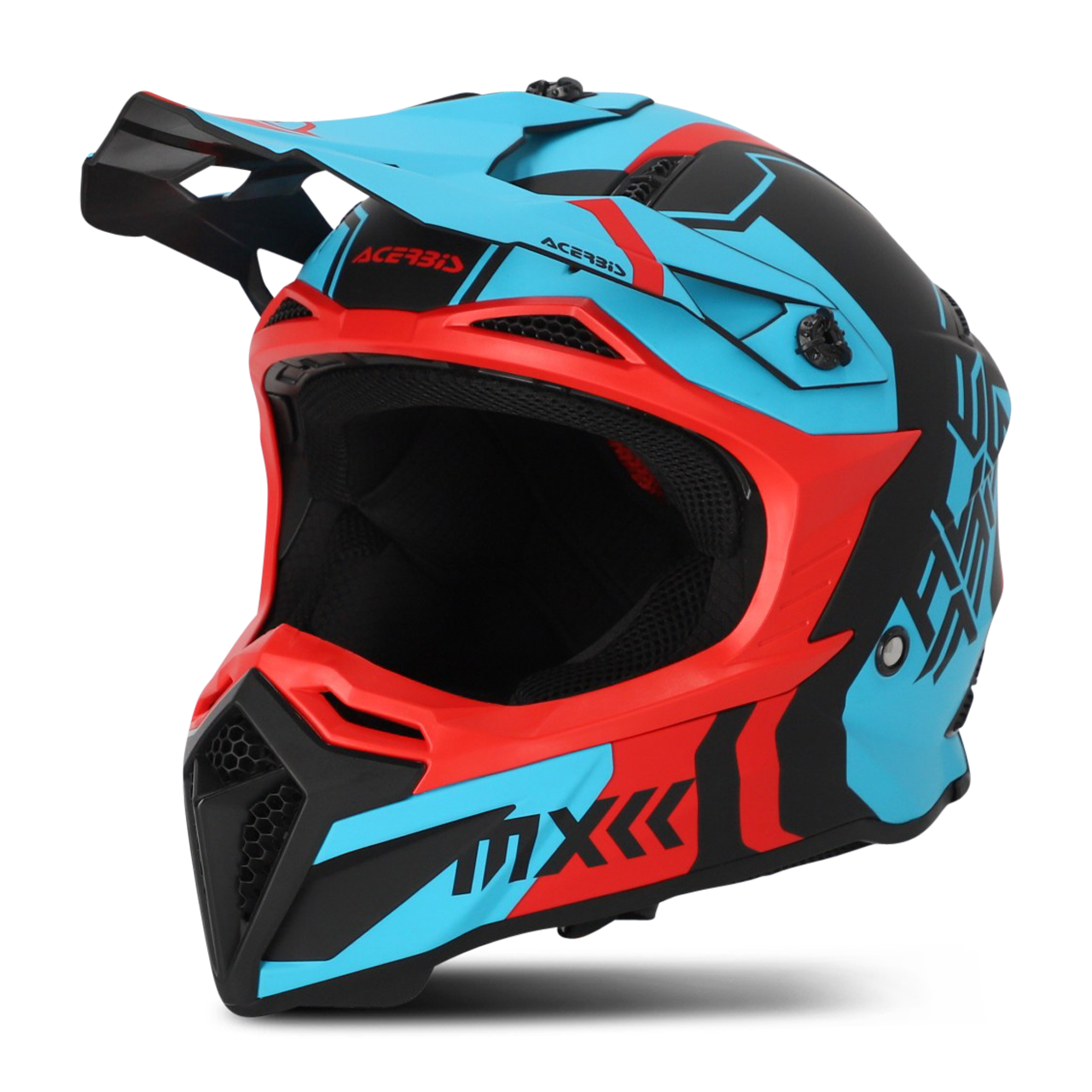 Acerbis Casco de Cross  Profile 5 Rojo-Azul