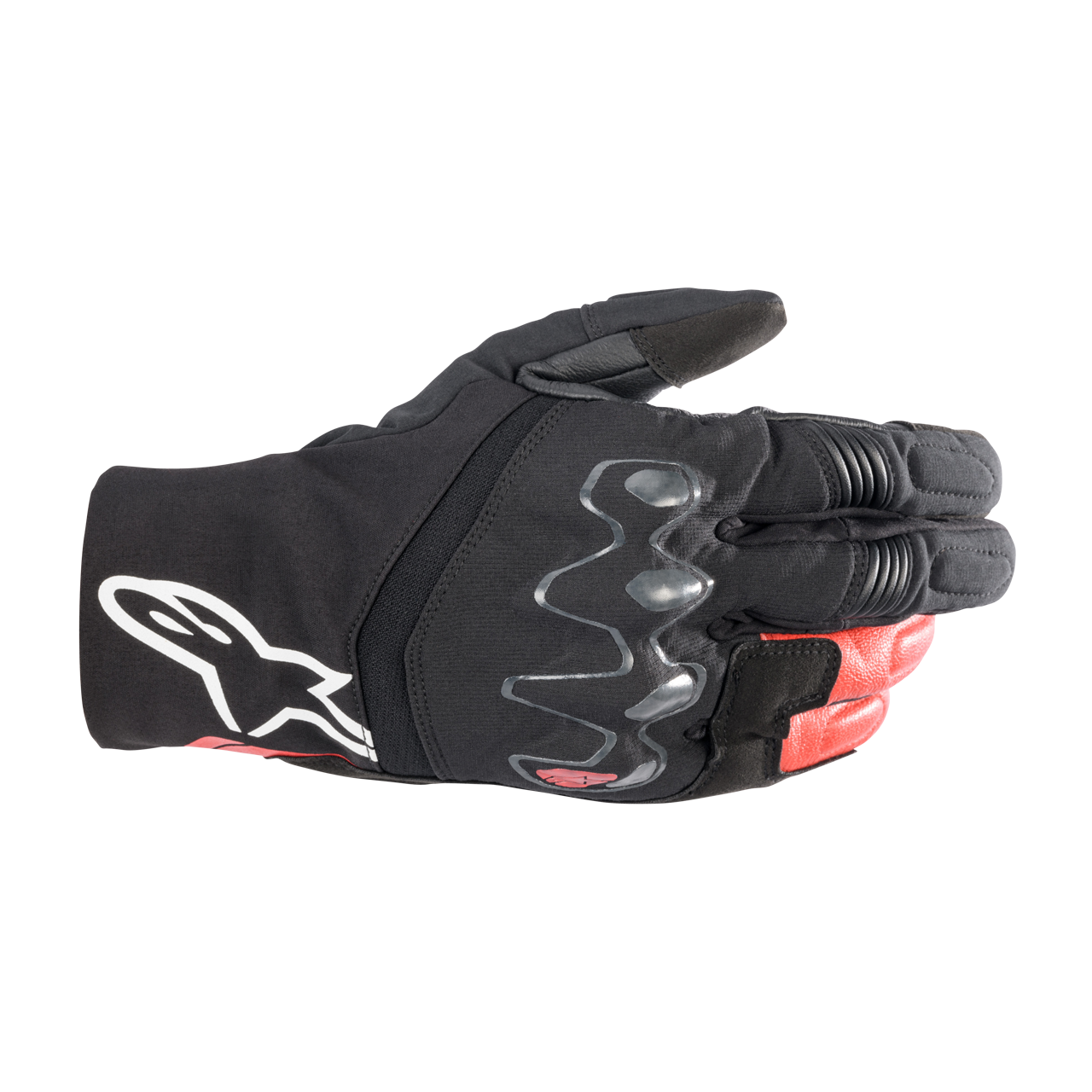 Alpinestars Guantes de Moto  Hyde XT Drystar XF Negro-Rojo Brillante