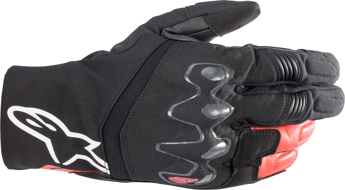 Alpinestars Guantes de Moto  Hyde XT Drystar XF Negro-Rojo Brillante