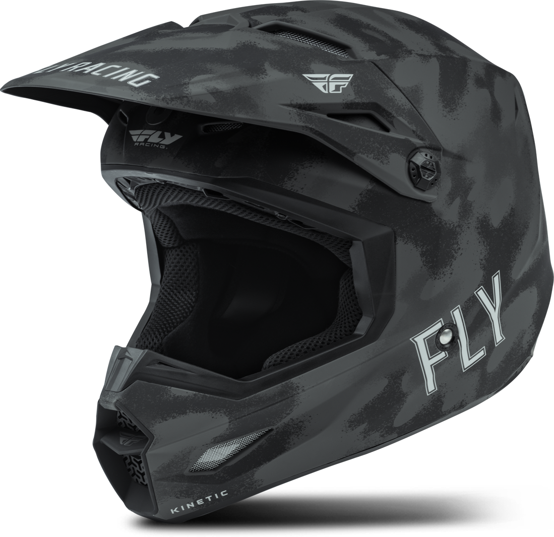 FLY Racing Casco de Cross Niño  Kinetic S.E. Tactic Camuflaje-Gris