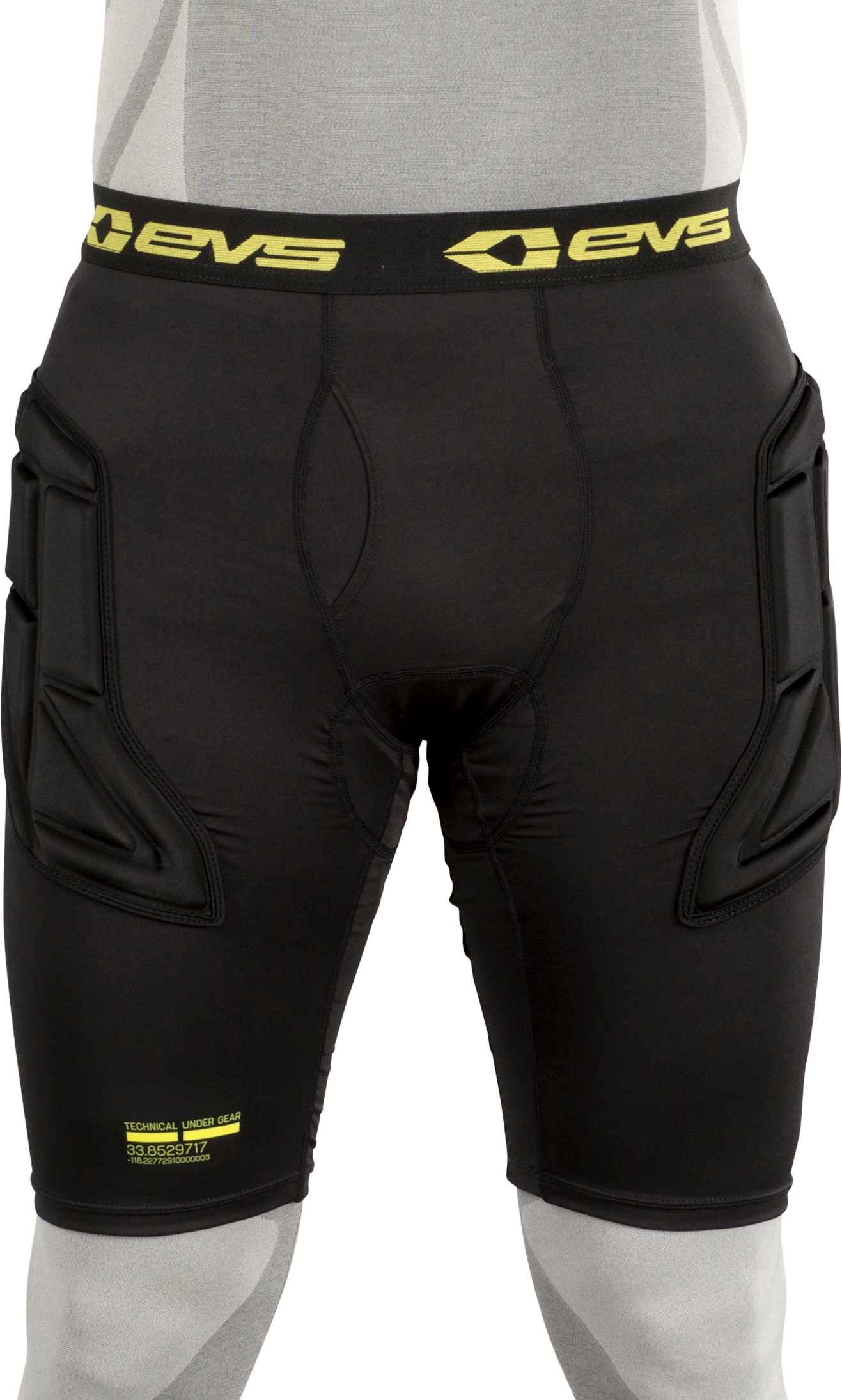 EVS Pantalones Cortos de Protección  TUG Negros