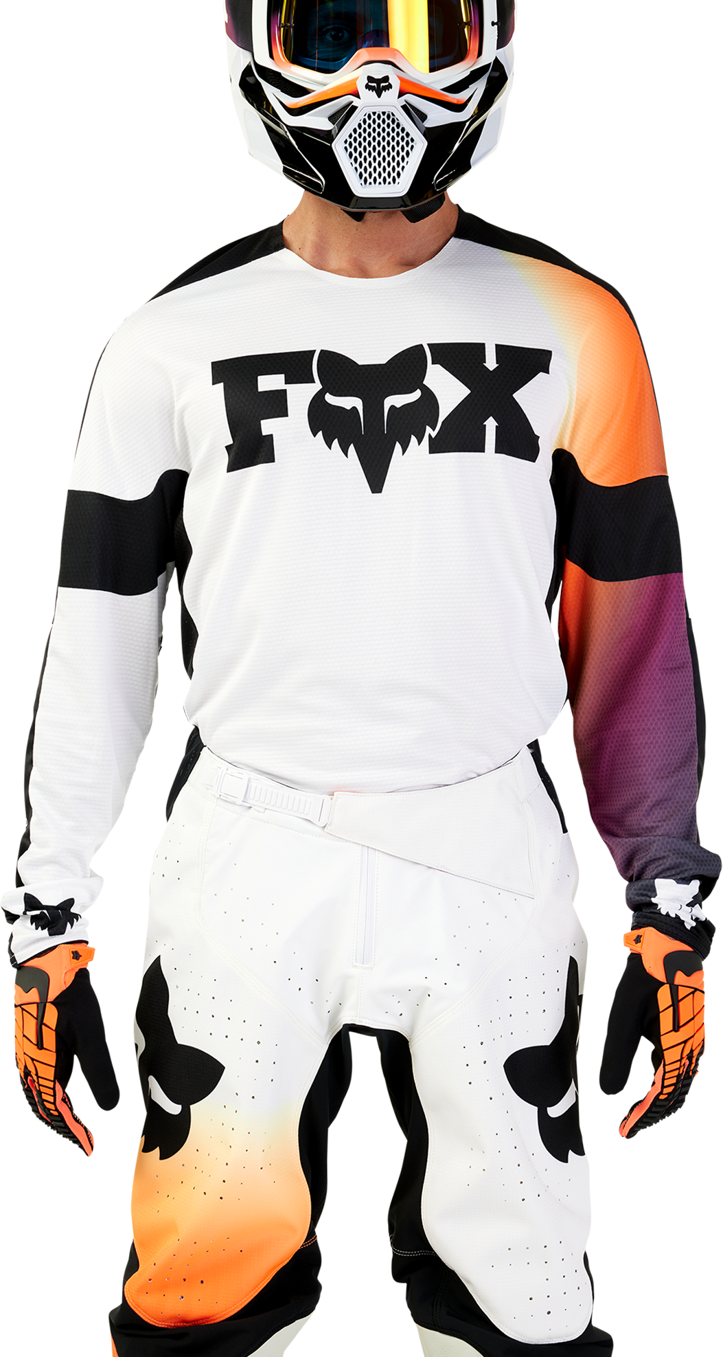 FOX Camiseta de Cross  360 Streak Blanca