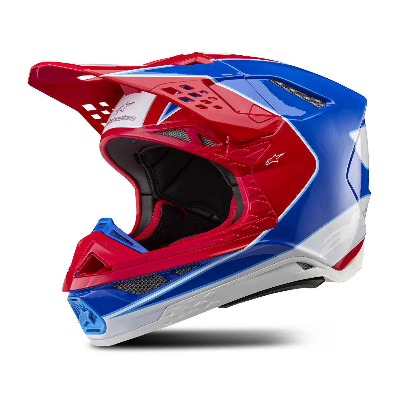 Alpinestars Casco de Cross  Supertech S-M10 Aeon Rojo-Azul