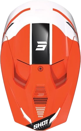 Shot Race Gear Pico de Casco de Cross Shot Furious Scope Naranja