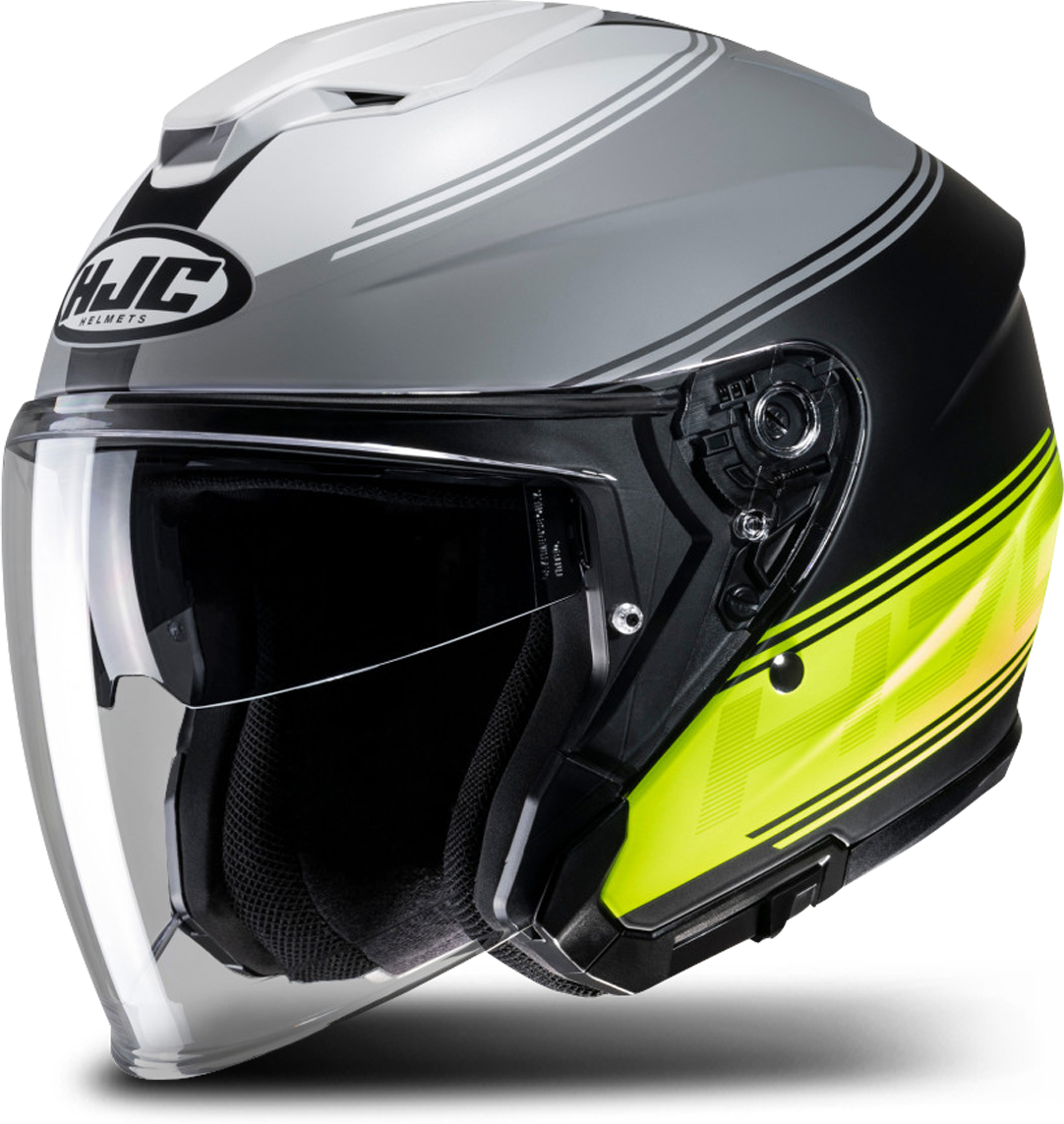 HJC Casco Jet  I30 Vicom Negro-Amarillo