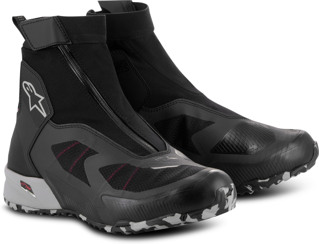 Alpinestars Botas de Moto  CR-8 Gore-Tex®Negro-Gris Medio-Rojo Brillante