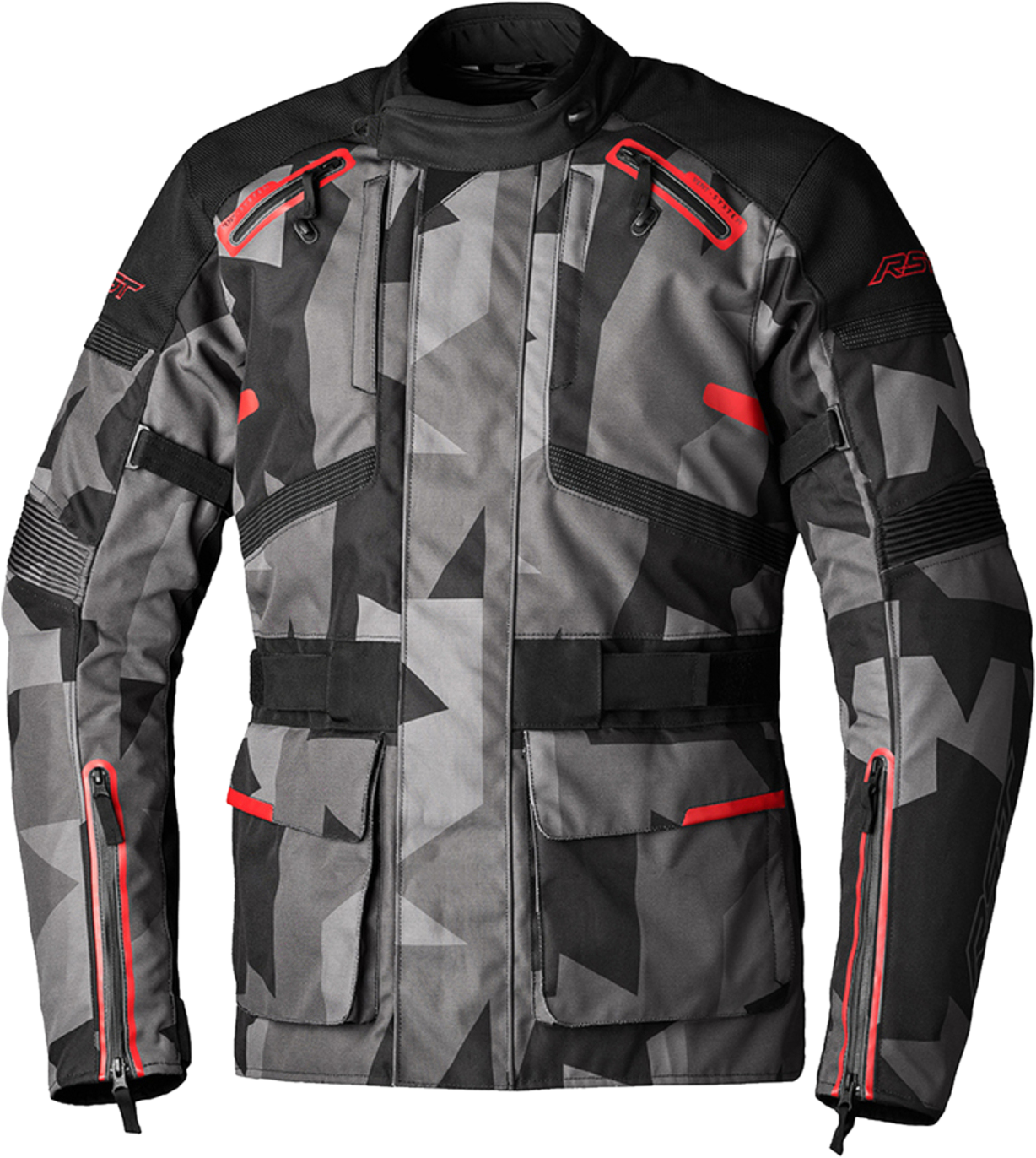 RST Chaqueta de Moto  Endurance Camuflaje-Rojo