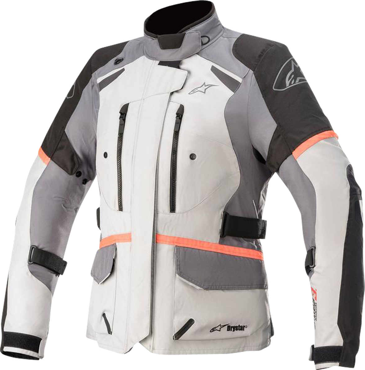 Alpinestars Chaqueta de Moto Mujer  Stella Andes V3 Drystar Hielo-Gris-Negro