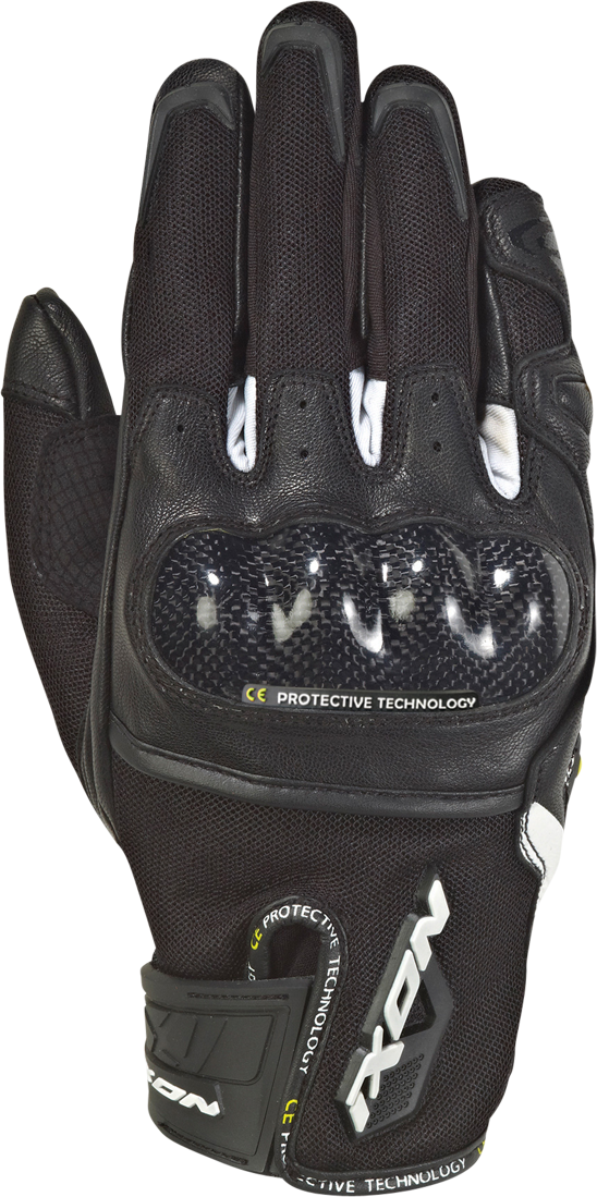 Ixon Guantes de Moto  RS Rise Air Negro-Blanco