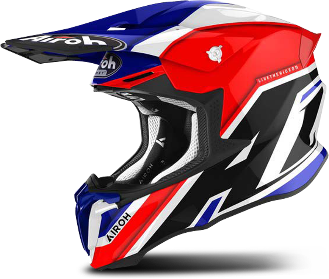 Airoh Casco de Cross  Twist 2.0 Azul