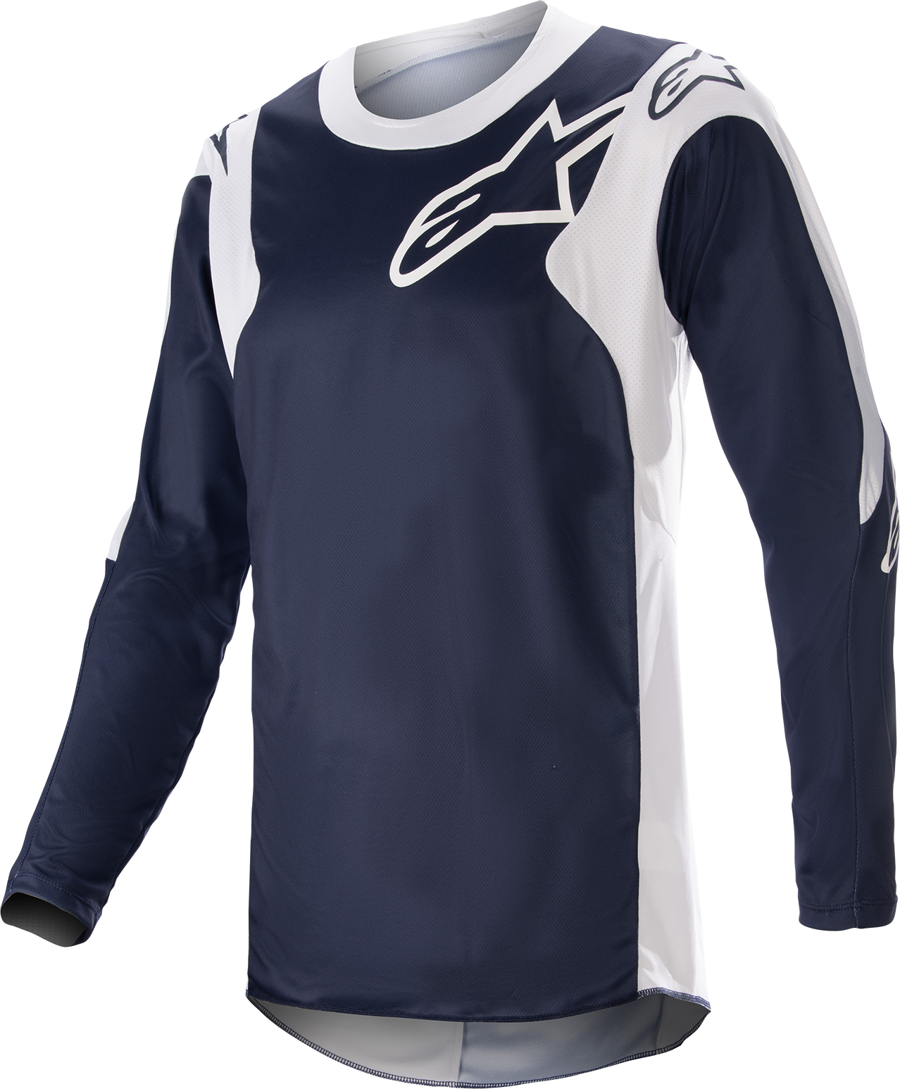 Alpinestars Camiseta de Cross  Racer Hoen Azul Marino Noche-Blanco