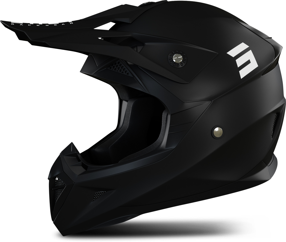 Shot Race Gear Casco de Cross Shot Pulse Solid Negro