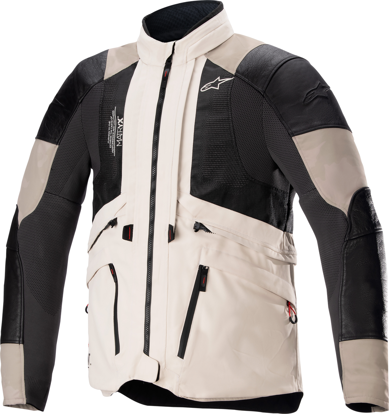 Alpinestars Chaqueta de Moto  AMT-10Lab Drystar XF Blanco-Gris