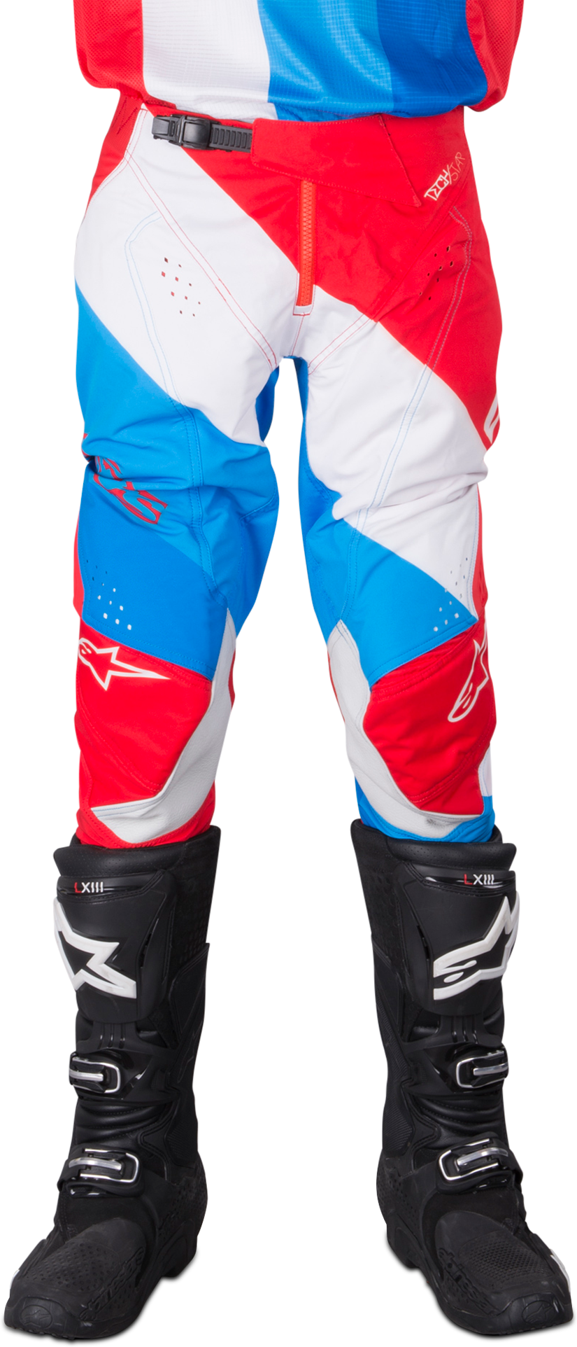 Alpinestars Pantalones de Cross  Techstar Venom Rojo-Blanco-Azul