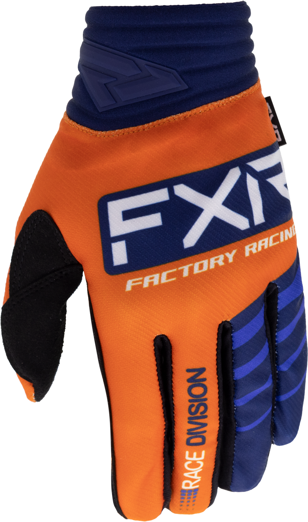 FXR Guantes de Cross  Prime Naranja-Azul Marino