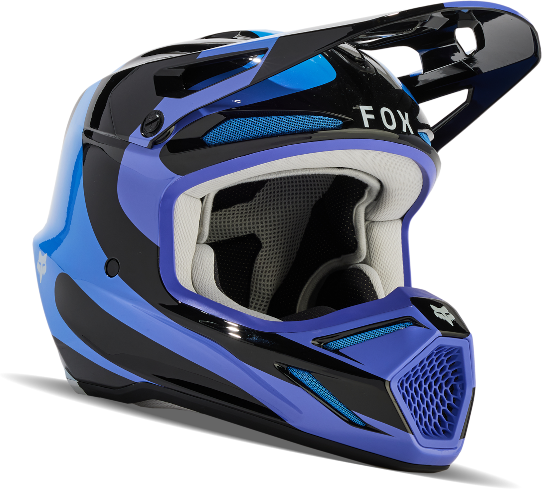 FOX Casco de Cross  V3 Magnetic Negro Mate