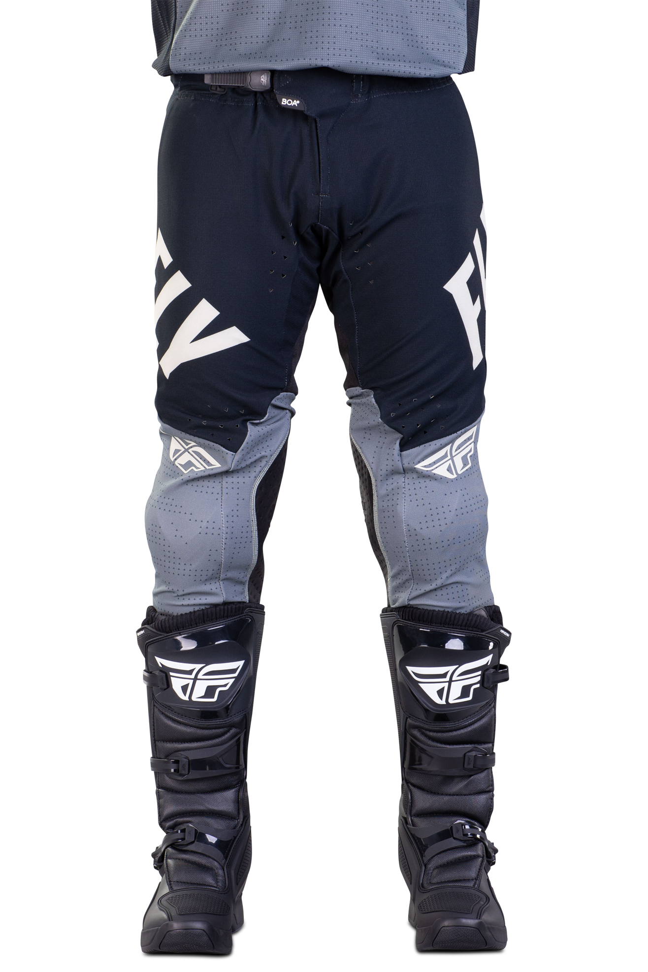FLY Racing Pantalones de Cross  Evolution DST Gris-Negro