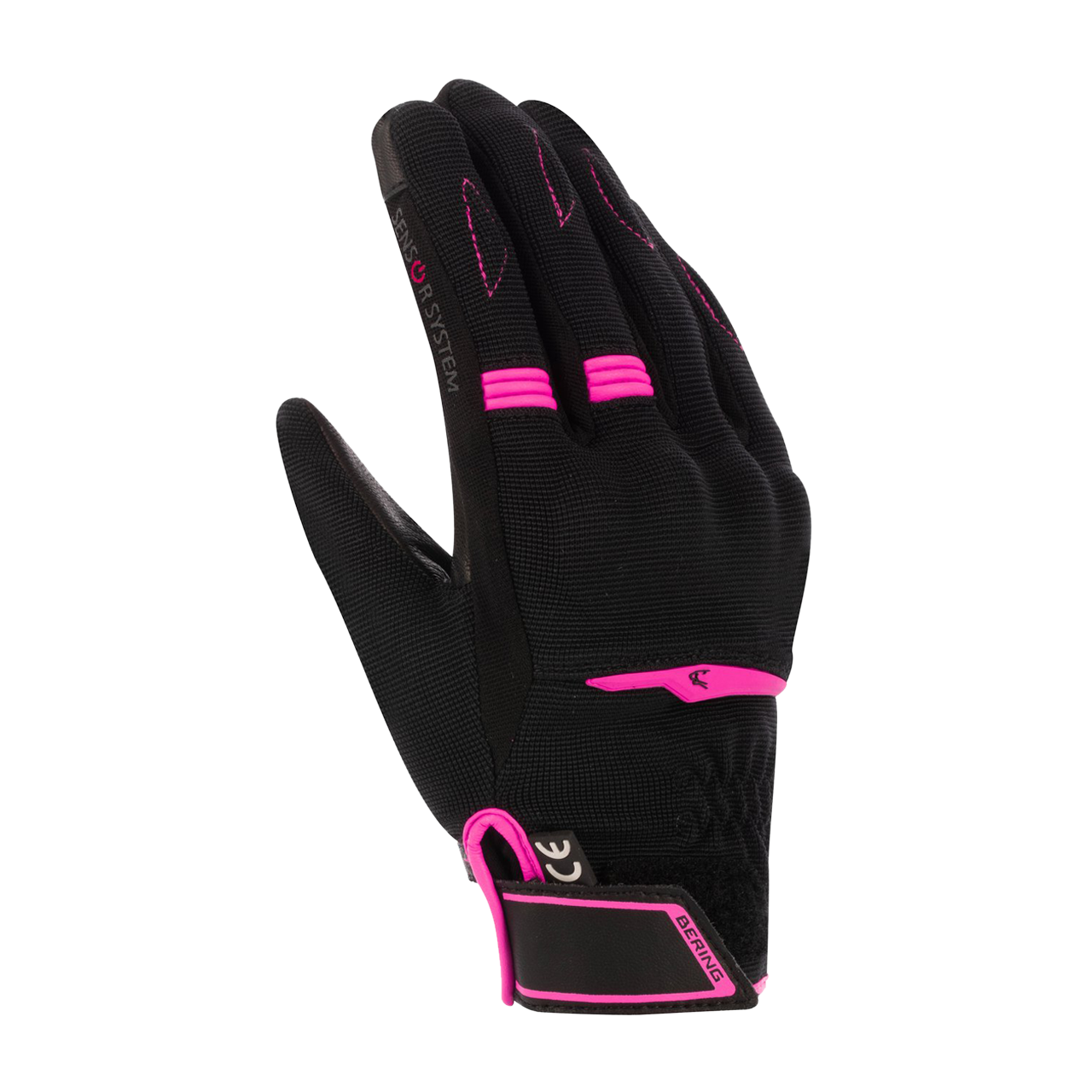 Bering Guantes de Moto para Mujer  Lady Fletcher EVO Fucsia-Negro