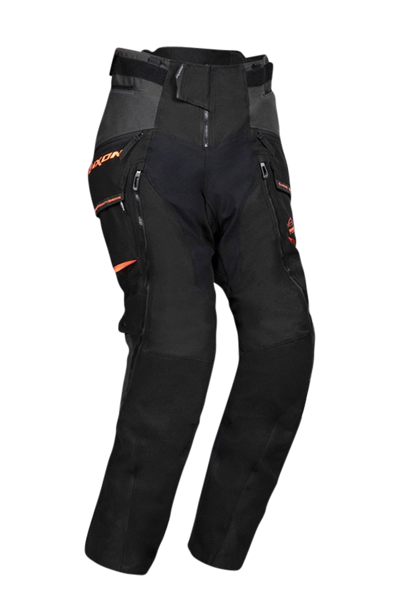 Ixon Pantalones de Moto  Ragnar Negro-Antracita-Naranja