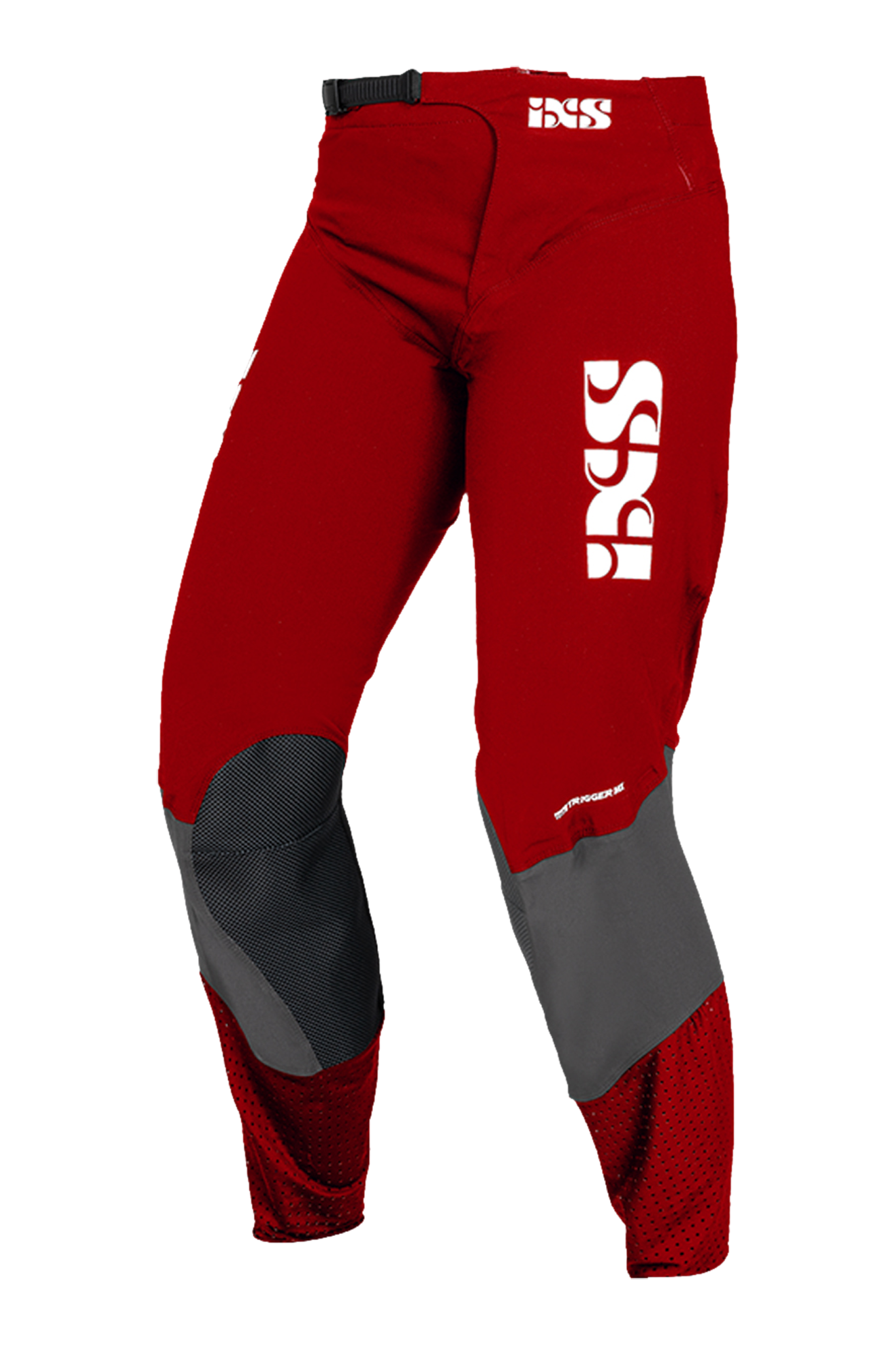 iXS Pantalones de Cross  Trigger Rojo-Gris