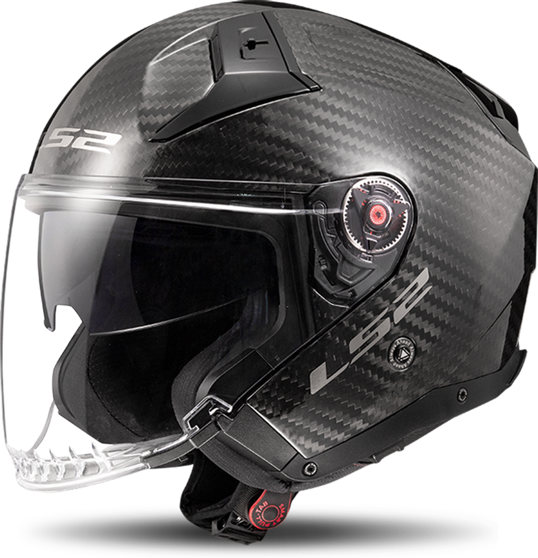 LS2 Casco Jet  OF603 INFINITY II Carbono Brillante