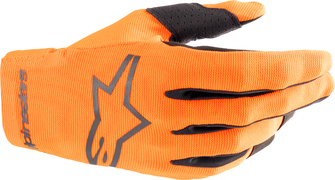 Alpinestars Guantes de Cross  Radar Naranja-Negro