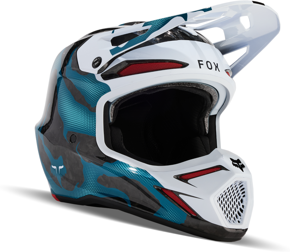 FOX Casco de Cross  V3 RS Withered Multicolor