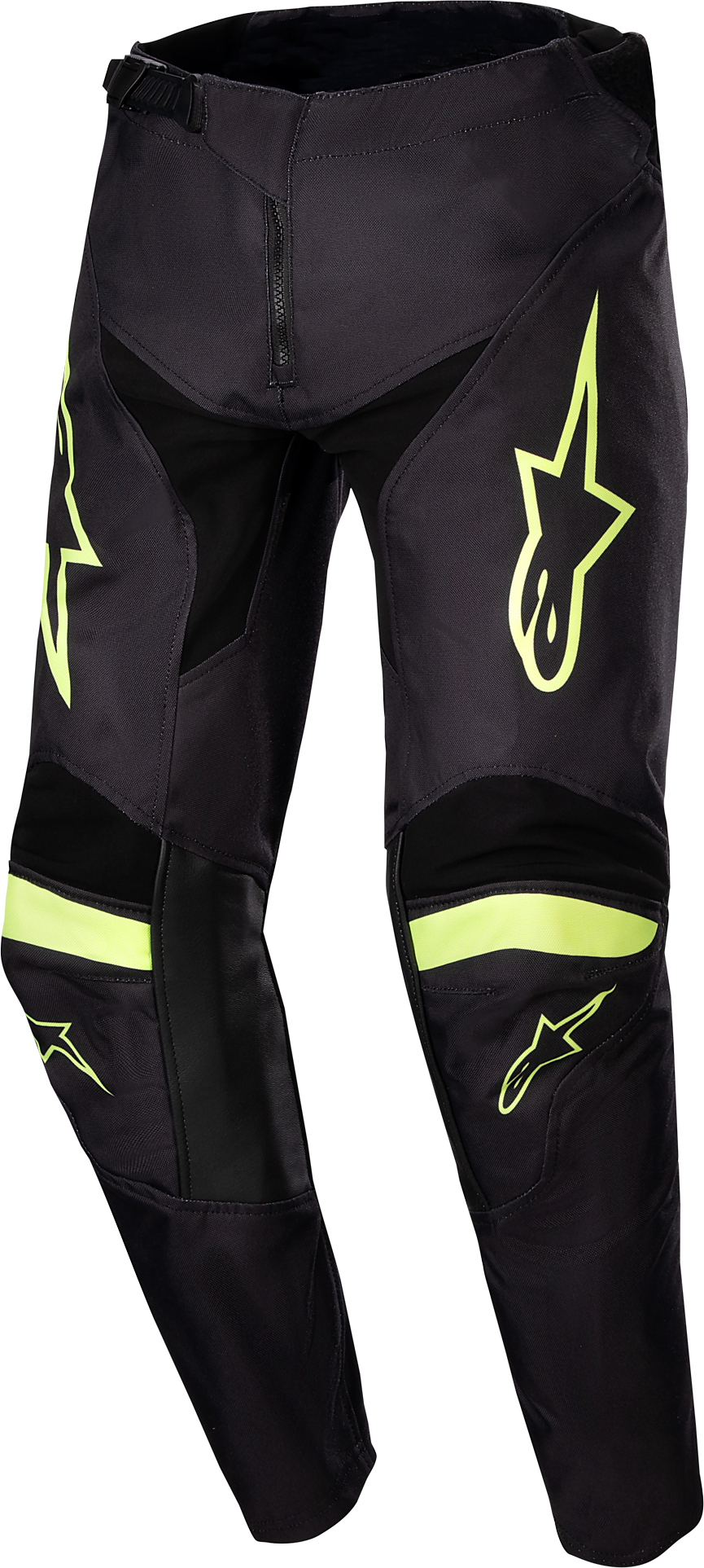 Alpinestars Pantalones de Cross Niño  Racer Lurv Negro-Amarillo Fluo