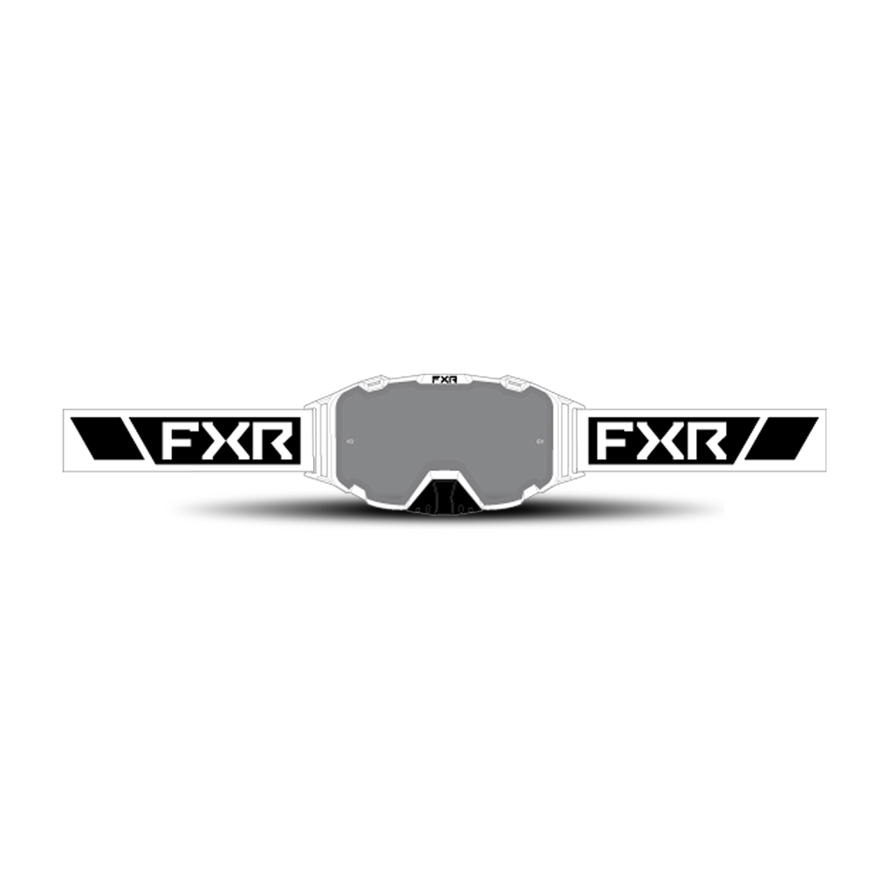 FXR Gafas de Cross  Maverick Lente Ahumada Blancas