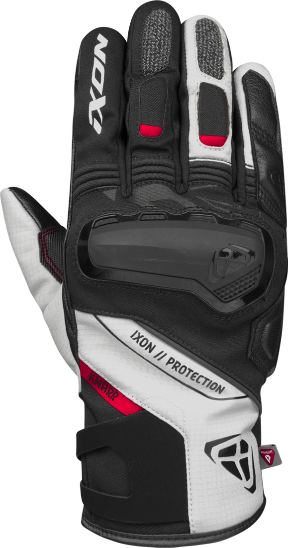 Ixon Guantes de Moto  Pro Knarr Negro-Gris-Rojo