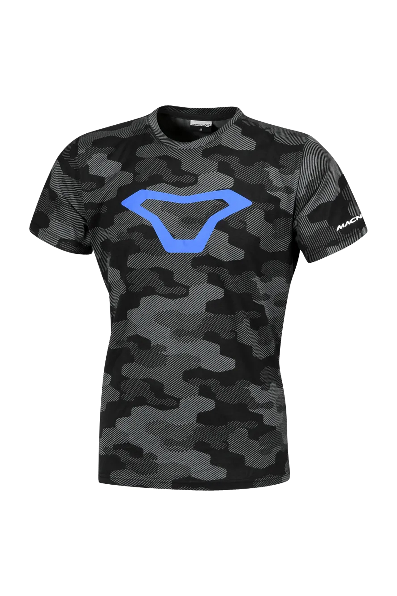 Macna Camiseta  Dazzle Wing 2.0 Negro Gris-Azul