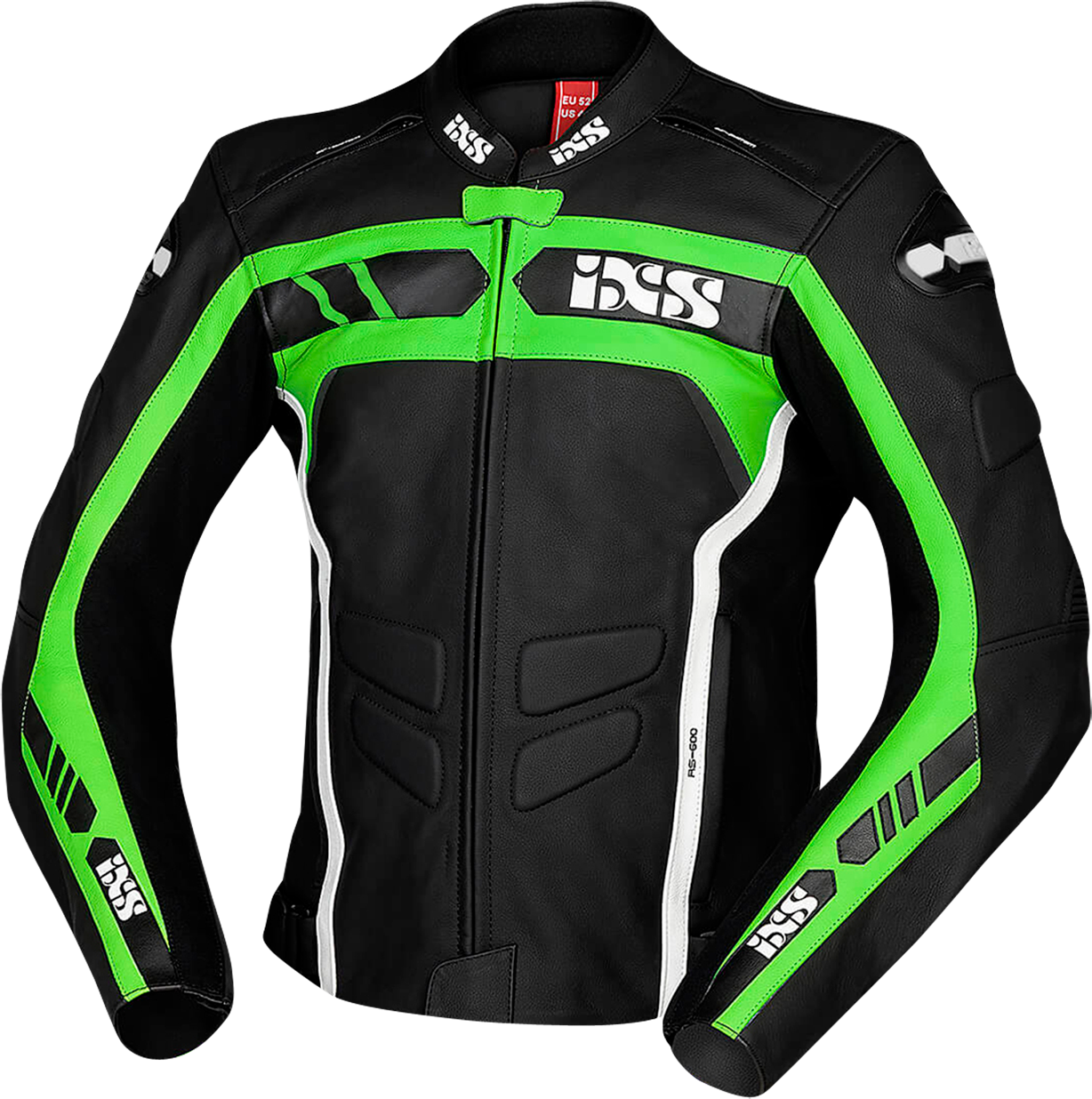 iXS Chaqueta de Moto  RS-600 Negro-Verde-Blanco