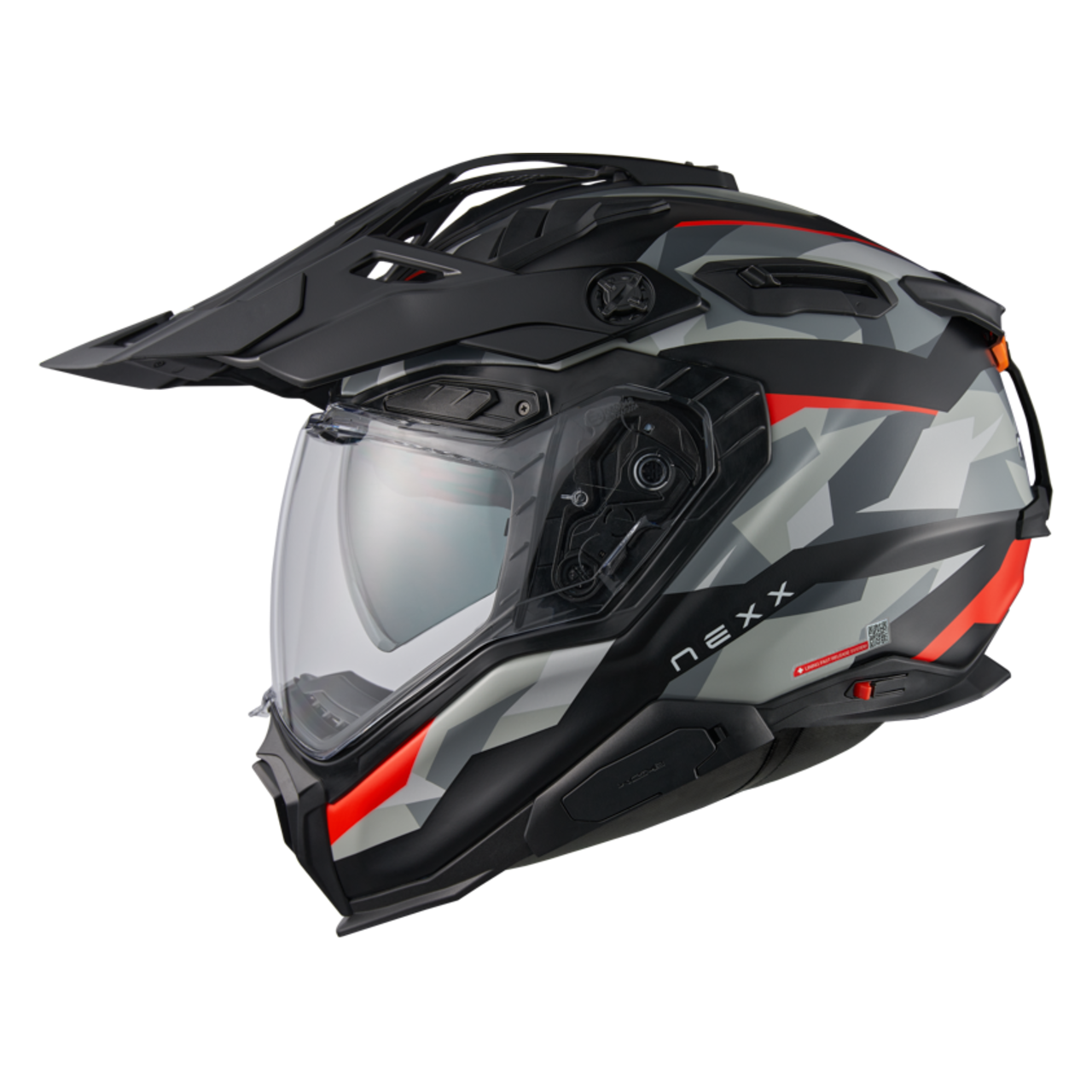 Nexx Casco Adventure  X.WED3 Trailmania Gris Rojo MT