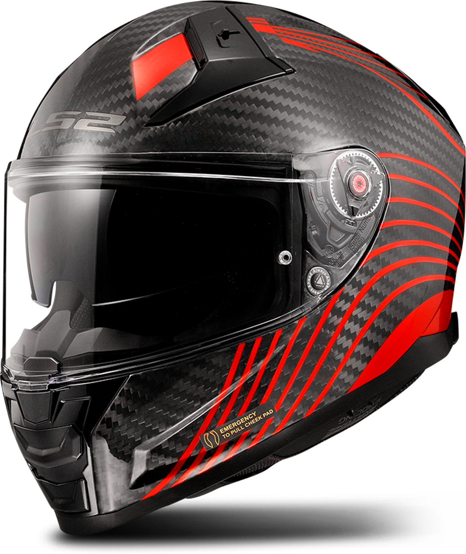 LS2 Casco Integral  FF811 VECTOR II C Rojo