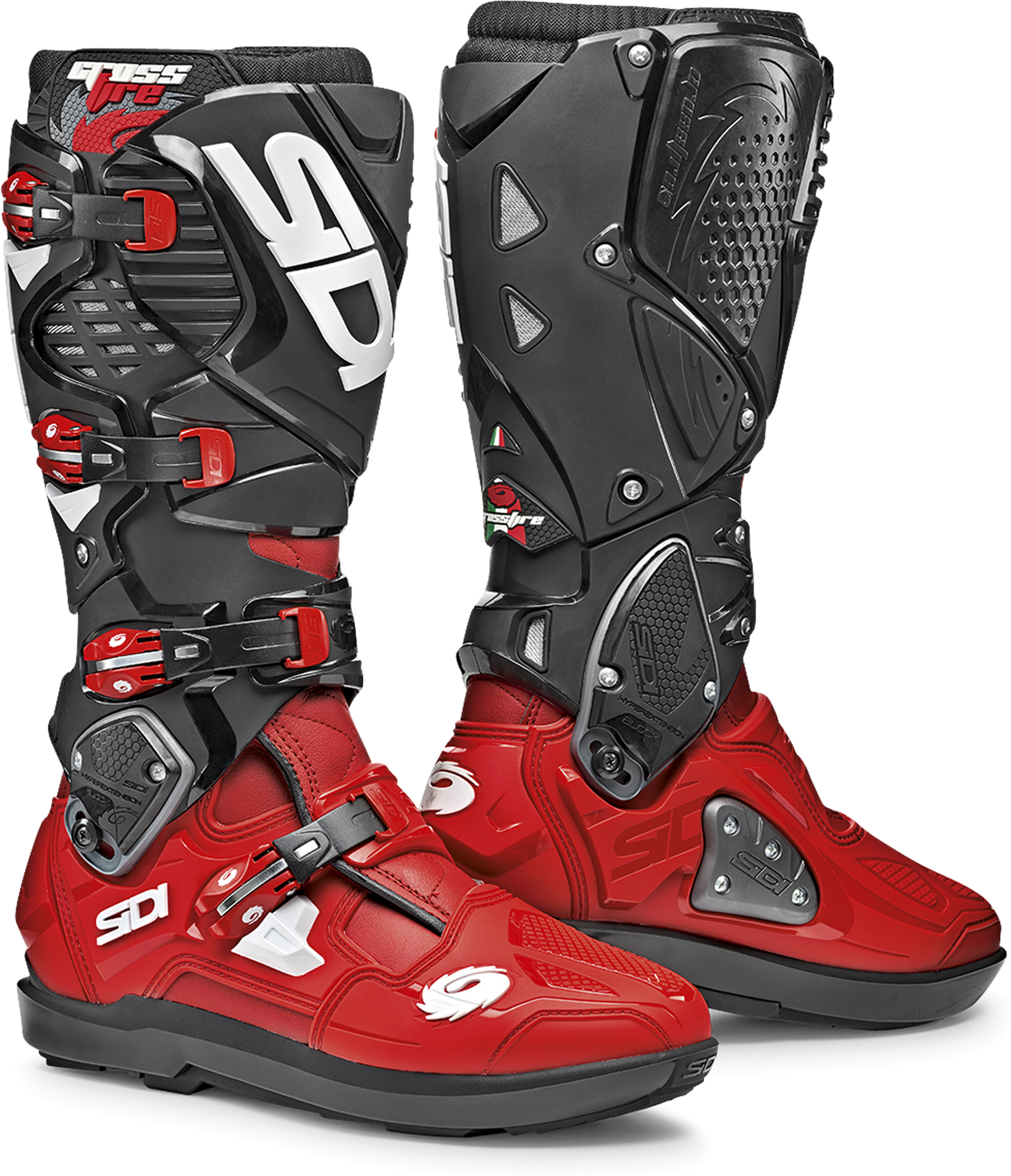 Sidi Botas de Cross  Crossfire 3 SRS Rojo-Negro