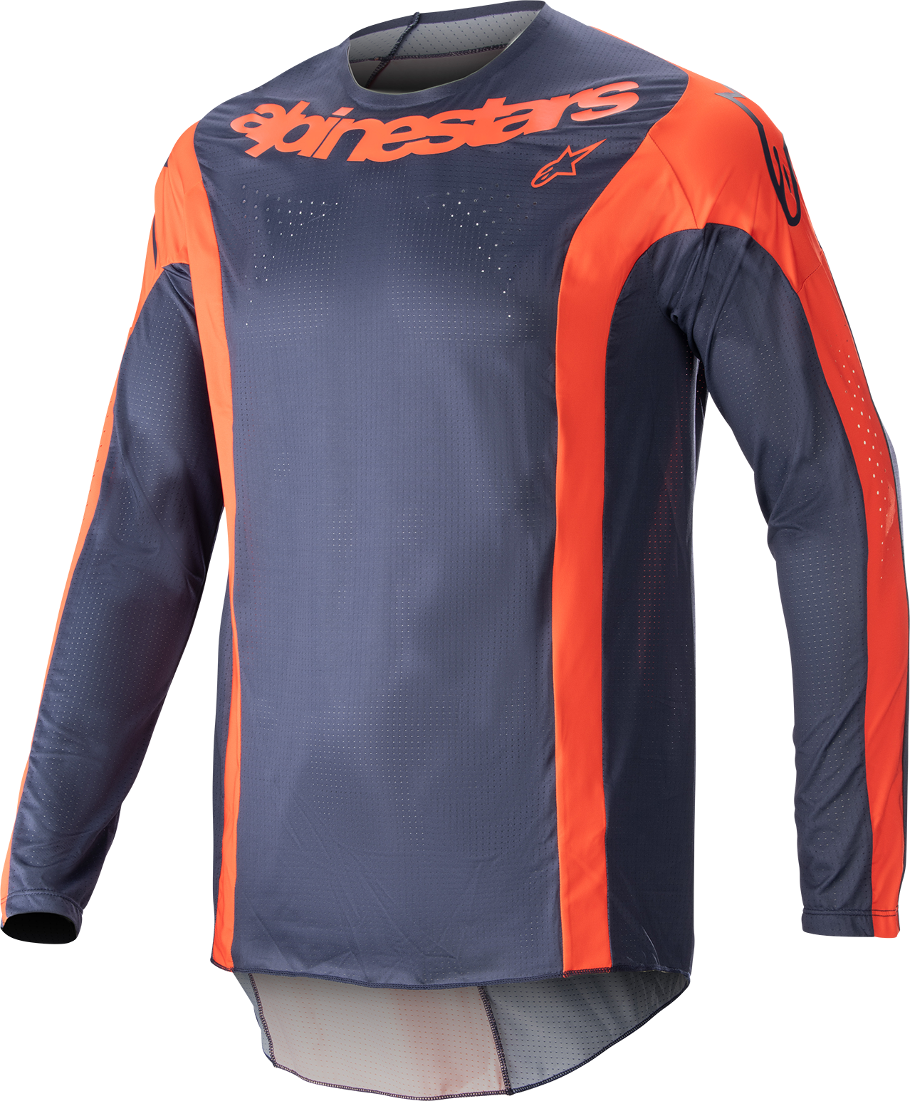 Alpinestars Camiseta de Cross  Techstar Arch Azul Marino Noche-Naranja