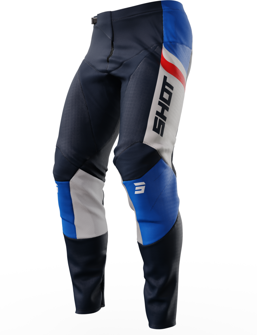 Shot Race Gear Pantalones de Cross Shot Contact Azul Leyenda