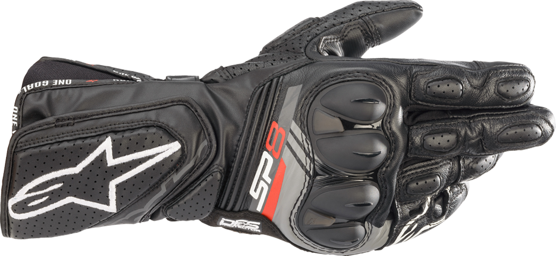 Alpinestars Guantes de cuero  SP-8 V3 Negros