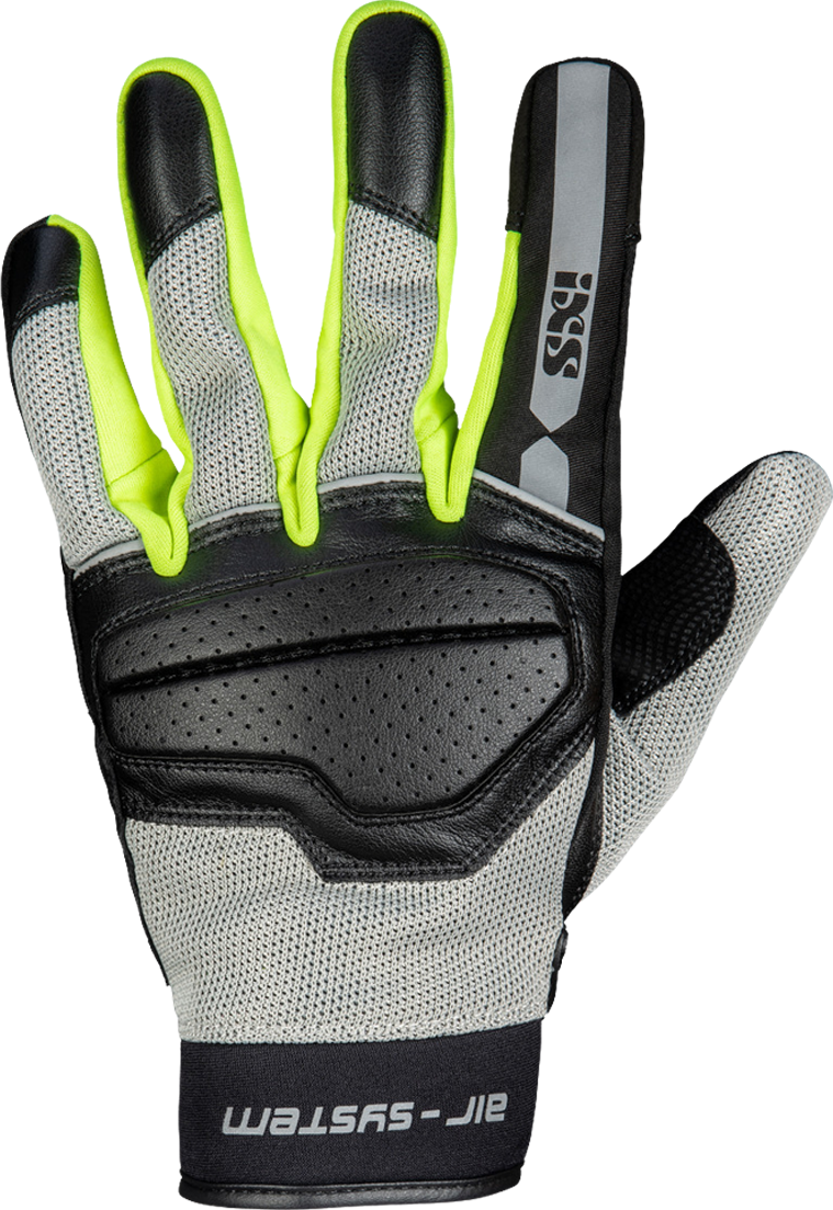 iXS Guantes de Moto para Mujer  Evo-Air Gris-Negro-Amarillo