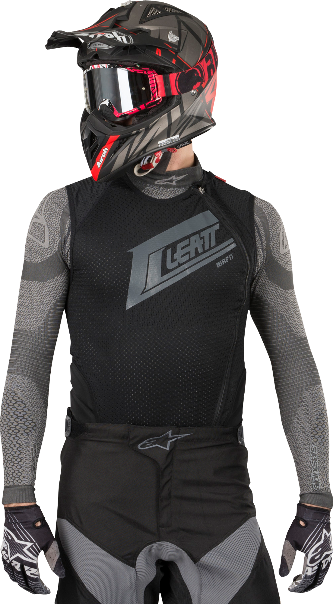 Leatt Espaldera  3DF Negra